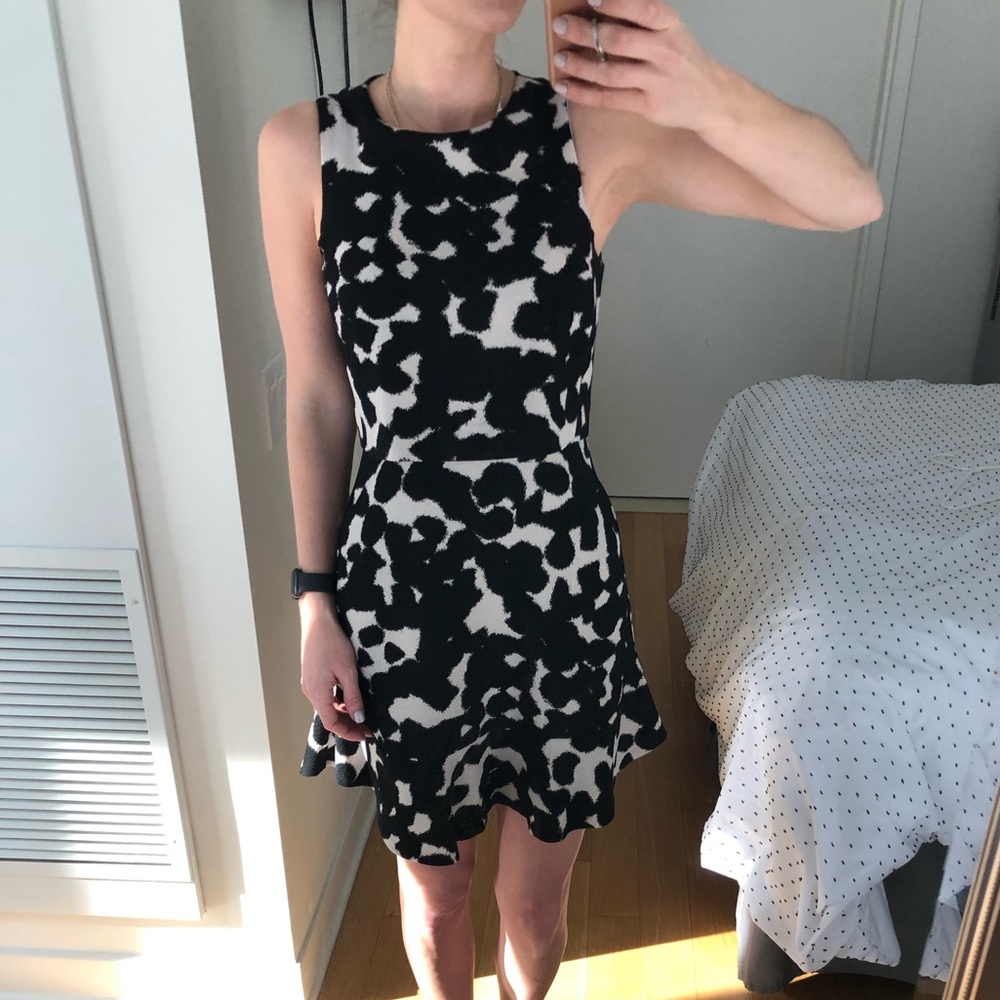 Black and white Banana Republic dress